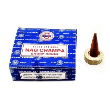 Nagchampa Dhoop Cones (Нагчампа)(12 шт/уп)(Satya) конуси ЗП-32493