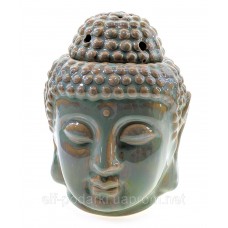 Аромалампа керамічна "Будда" зелена 14х10,5х11см (32188)