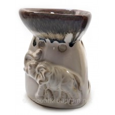 Аромалампа керамічна "Слони" (11,5х9х9 см) ЗП-32013