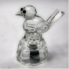 Птица хрустальная с подсветкой (5х5,5х4 см)