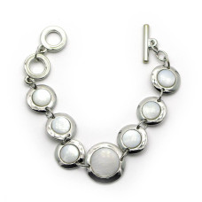 Браслет с перламутром (19 см) E
