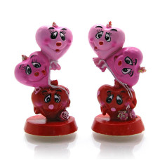 Фигурка "3 сердечка" (8 шт/уп)(7х3х3 см)