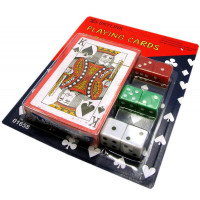 Карты с набором игральных костей (15,3х12,4 см)