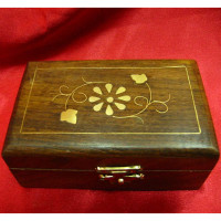 Шкатулка розовое дерево (10х6,3х4,5 см)(4" х 2.5")