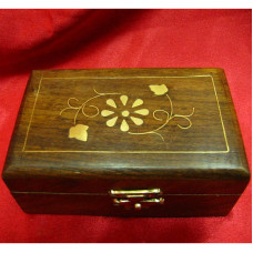 Шкатулка розовое дерево (10х6,3х4,5 см)(4" х 2.5")