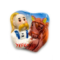 Магнит "Козак с конем" (20/уп)(5х5,5 см)
