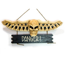 Череп с костями "Danger!" (54х12х35 см)