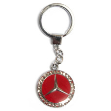 Брелок автомобильный (BA) "Mercedes" красный