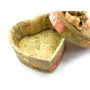 Шкатулка ткань "Сердце" (14х13х10,5 см)