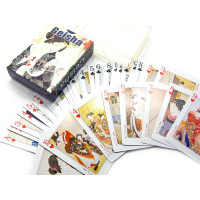 Карты игральные пластиковые "Гейши" (10х7,5х2,5 см)