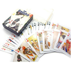 Карты игральные пластиковые "Гейши" (10х7,5х2,5 см)