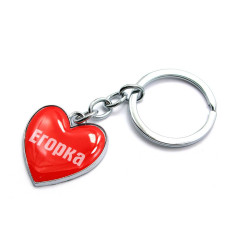 Брелок сердечко "Егорка"