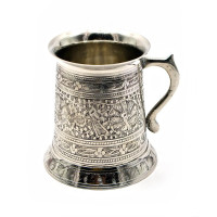 Кружка бронзовая хром 0,5л. (12х11х11 см)