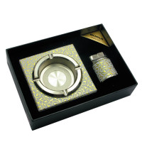 Подарочный набор (Пепепельница с зажигалкой)(21х15,5х5 см)