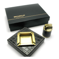 Подарочный набор (Пепепельница с зажигалкой)(21х15,5х5 см)