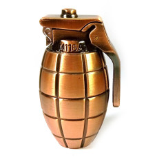 Зажигалка газовая  "Граната" "медь"(20 шт/уп)(6х4х3,5 см)