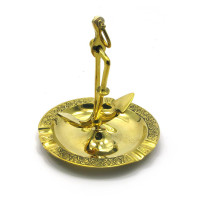 Пепельница "Якорь" бронзовая (16,5х12,5х12,5 см)