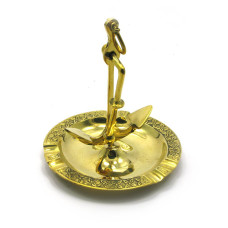 Пепельница "Якорь" бронзовая (16,5х12,5х12,5 см)