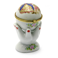 Шкатулка керамическая "Руки" (10х6х4,5 см)