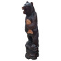 Медведь с рыбой из дерева суара (150х40х40 см)