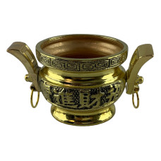 Курильница "Золотой Дракон"  ( 6х 11,5х 7,5 см)