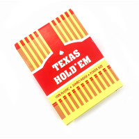 Карты игральные пластиковые "Texas" красная рубашка