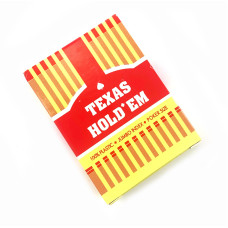 Карты игральные пластиковые "Texas" красная рубашка
