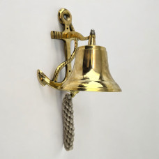 Колокол рында с якорем бронза (d-18 см h-21 см)(7")(1350 г.)