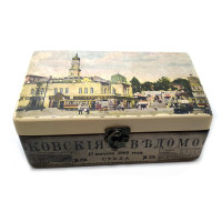 Скринька "Старий Харків Університетська гірка" (20,5х12,5х8 см)