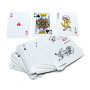 Карты игральные с пластиковым покрытием (9,5х12,5х2 см) JUMBO