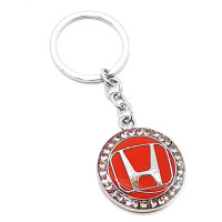 Брелок автомобильный (U)"Honda" красный