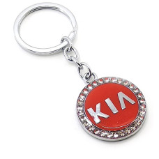 Брелок автомобильный (U)"Kia" красный