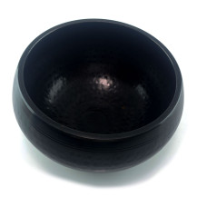 Чаша поющая кованая черная  (d-15.5 см h-8.5 см)