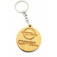 Экобрелок "Opel" ольха покрыт маслом и пчелинным воском