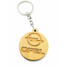 Экобрелок "Opel" ольха покрыт маслом и пчелинным воском