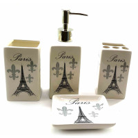 Набор для ванной керамический "Paris" (22х23х8 см)