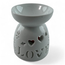 Аромалампа керамическая "Love" (9х7,3х7,7 см)
