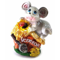Мышка копилка полимерная (8,5х4х6 см)A