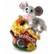 Мышка копилка полимерная (8,5х4х6 см)A