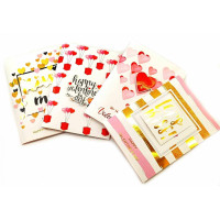 Открытка музыкальная  с конвертом "Valentines Day"(19х13 см)