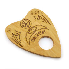 Спиритическая указка для спиритической доски OUIJA, светлая (14×11,5×0,8см)
