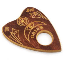 Спиритическая указка для спиритической доски OUIJA, темная (14×11,5×0,8см)