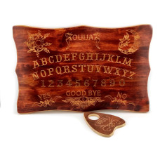 Спиритическая доска OUIJA "Эксклюзивная" на английском языке (46×29×1,8см),резная,массив дерева
