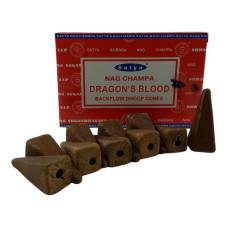 Dragon's Blood Backflow Cones (Кровь Дракона)(Satya) 10 конусов в упаковке