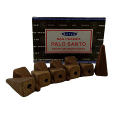 Palo Santo Backflow Cones (Пало Санто)(Satya) 10 конусов в упаковке