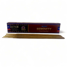 Serenity premium incence sticks (Умиротворенность)(Satya) пыльцовое благовоние 15 гр.