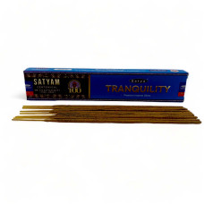 Tranquility premium incence sticks (Спокойствие)(Satya) пыльцовое благовоние 15 гр.