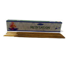 Meditation premium incence sticks (Медитация)(Satya) пыльцовое благовоние 15 гр.