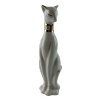 Кошка керамическая белая (20,7х5,7х5,4 см)
