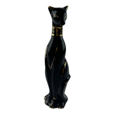 Кошка керамическая черная (20,7х5,7х5,4 см)